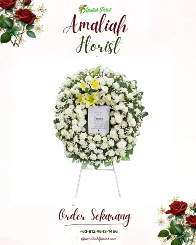 Krans Bunga Duka Cita di Sekejati