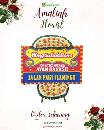 Bunga Papan Congratulation di Sekejati